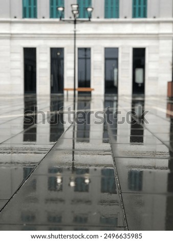 reflection on a rainy day