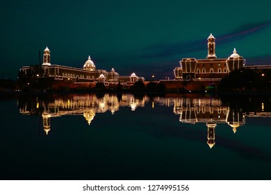 Reflection Of Rashtrapati Bhavan 