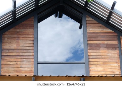 The reflection of the sky