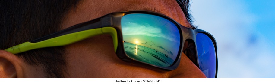 reflection of sunglasses