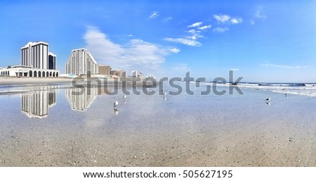reflections of Atlantic city 