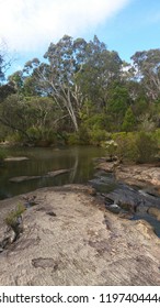 Reflections, Gums And Water In The Granite Belt Near Stanthorpe In Queensland