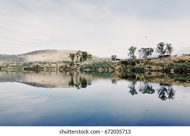 Reflections of the lake!