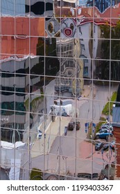 reflections on skyscraper