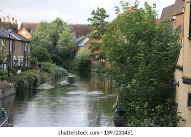 Reflections On The Waters Of The River Lea