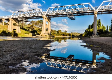 Reflections From A Still Murrumbidgee River.