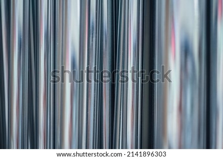 Reflective surface of wavy foil. Metal building materials, mirror corrugation sheet