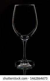 Glass Wine On Black White Background Stock Photo (Edit Now) 1769069492