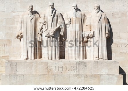 Reformation wall in Geneva, Switzerland Zdjęcia stock © 