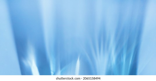 Refraction Of Light From Glass Glare Of Light On A Blue Surface