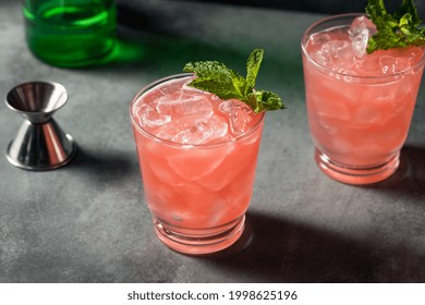 Refreshing Boozy Watermelon Soju Cocktail With Mint