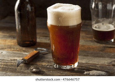 Refreshing Brown Ale Beer Ready To Drink