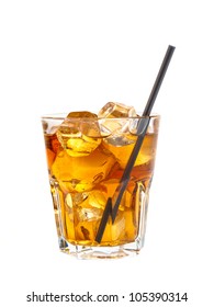 Refreshing Cocktail Of Coke And Alcohol