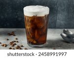 Refreshing Cold Foam Cold Brew Coffee with Ice