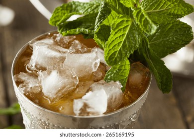 Refreshing Cold Mint Julep For The Derby