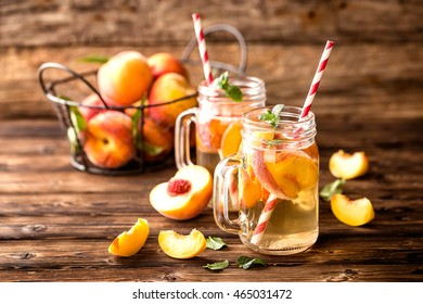 refreshing peach drink