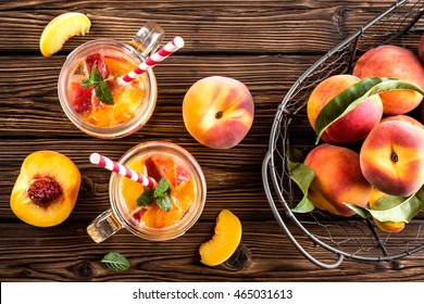 refreshing peach drink