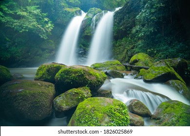 Refreshing Sapan Falls, Nan, Thailand.