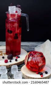 Refreshing Summer Lemonade With Forest Fruits