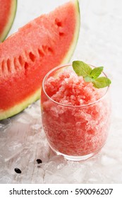 Refreshing Watermelon Granita