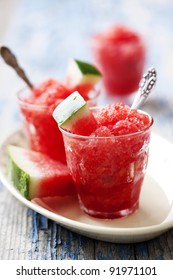 Refreshing Watermelon Granita