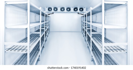 Refrigeration chamber for food storage - Shutterstock ID 1740191402