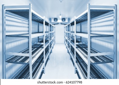 Refrigeration chamber for food storage.. - Shutterstock ID 624107798