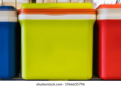 Refrigerator Bag Or Container. Used For Transporting Vaccines Or For Soft Drinks. Background