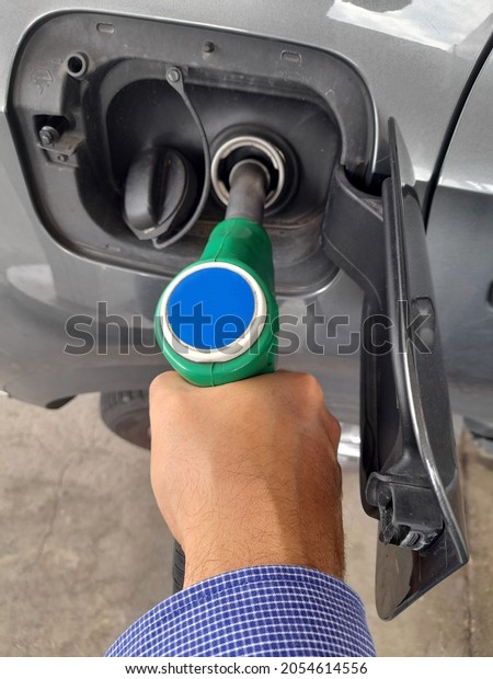 Refuel your car at the\
service station