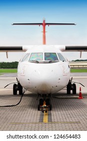 Refueling Plane At The Airport