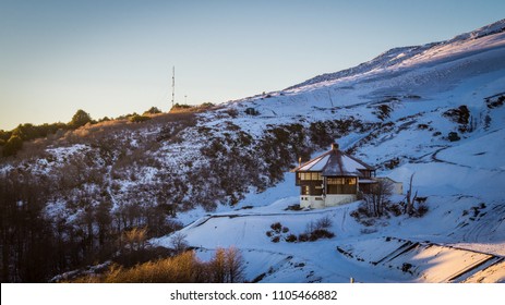 Refuge On The Slopes Of The Osorno Volcano, In The Vicente Pérez Rosales National Park, Ensenada, Chile.