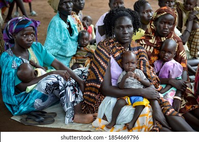 Refugees fled to Kule refugee camp in Ethiopia due to the clashes between South Sudanese government forces and South Sudan's former President Riek Machar's in Gambela, Ethiopia on July 15, 2014.