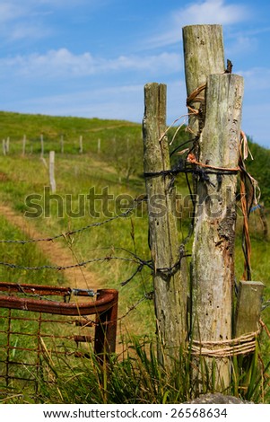 refuse countryside fence stock photo edit now 26568634 shutterstock