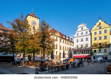 Regensburg, Bavaria, Germany - 09.16.2020: Coal Market 