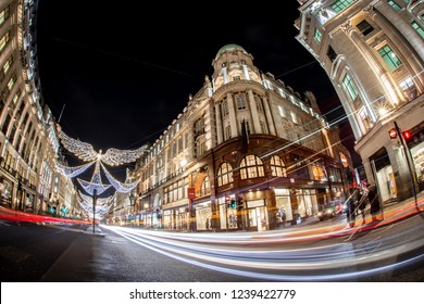 Regent Street Decorated For Christmas