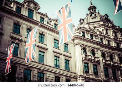 Regent Street Is One Of The Major Shopping Streets In Europe, London