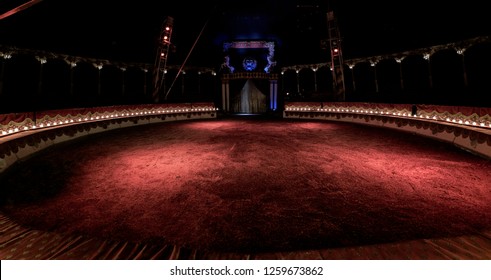 Reggio Emilia/Italy - 10/14/2018: Empty Interior Of The Darix Togni Circus