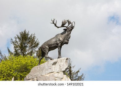 Regimental Emblem Of The Royal Newfoundland Regiment At The War  Memorial France