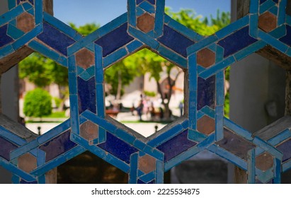 Registan At Samarkand, Uzbekistan. Ancient Silk Road Infrastructure.