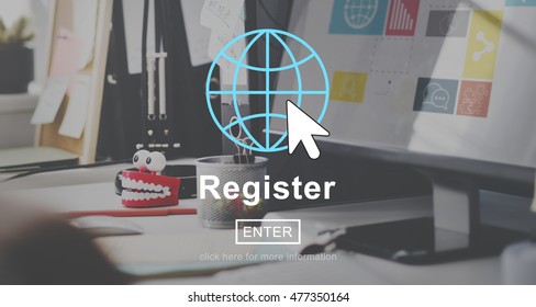 Register Application Membership Join Subscribe Concept