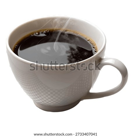 Regular Coffee isolated on transparent background