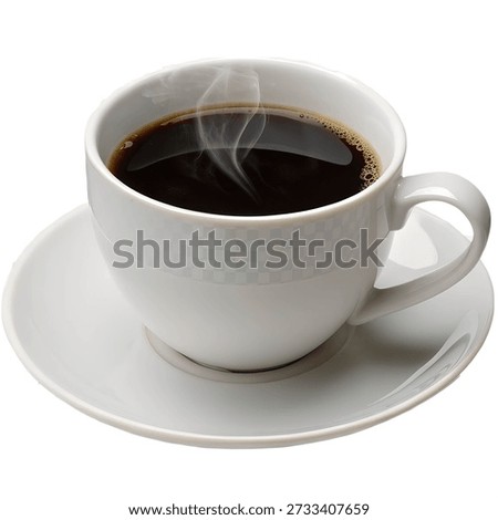 Regular Coffee isolated on transparent background