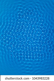 Regular Water Texture.Cymatics The Term Was Coined By Hans Jenny, A Swiss Follower Of The School Of Philosophy Known As Anthroposophy. Typically, The Surface Of A Plate, Diaphragm Or Membrane Vibrates