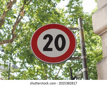 Regulatory Signs, Maximum Speed Limit Traffic Sign