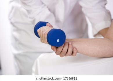 Rehab for an elbow - Powered by Shutterstock