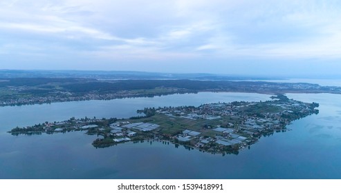 Reichenau Island On Lake Constance In Germany.