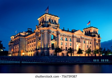 reichstag building german parliament in berlin germany