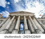 Reichstag (Parliament) is a historic government building on Platz der Republik in Berlin that has been the seat of the German Bundestag since 1999.