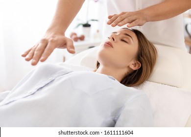 Reiki Master Working With Patient