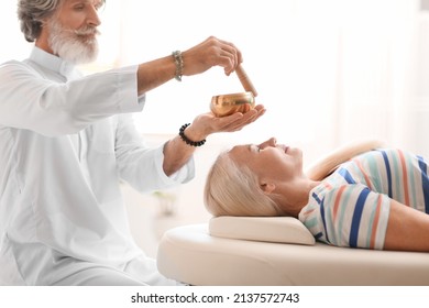 Reiki Master Working With Patient